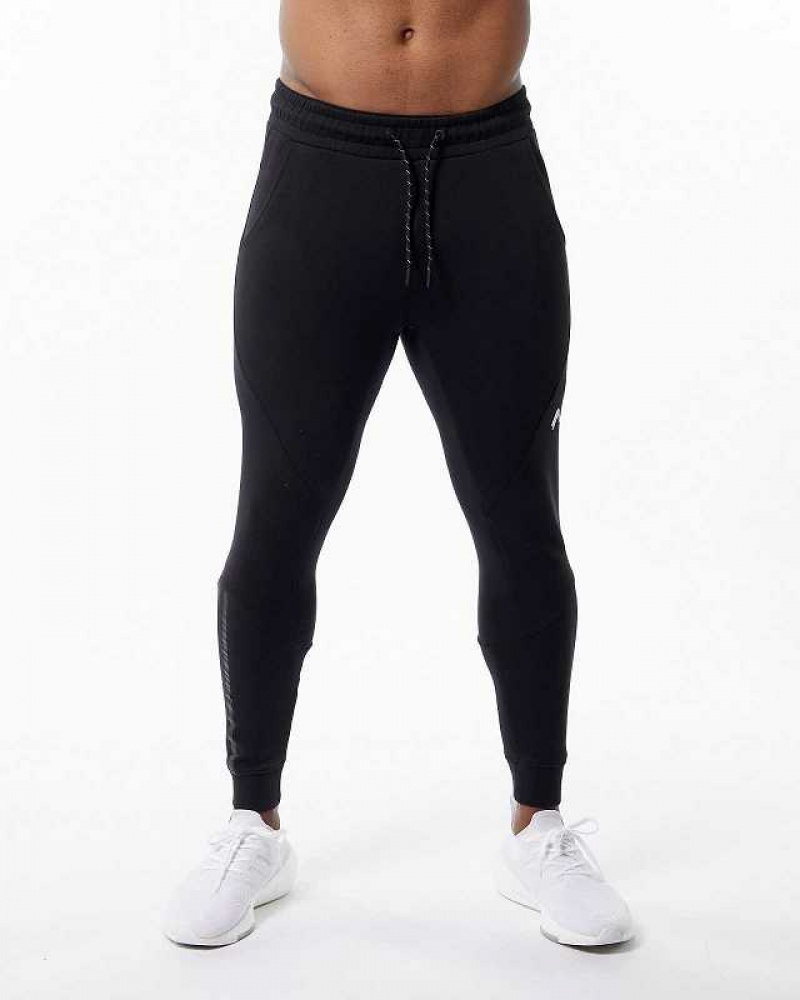 Pánské Kalhoty Jogger Alphalete ELMTS Cuffed Černé | CZ-876519