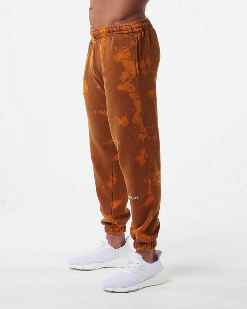 Pánské Kalhoty Jogger Alphalete HCTS Hnědé | CZ-348715