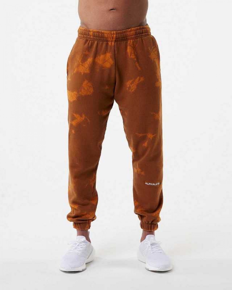 Pánské Kalhoty Jogger Alphalete HCTS Hnědé | CZ-348715