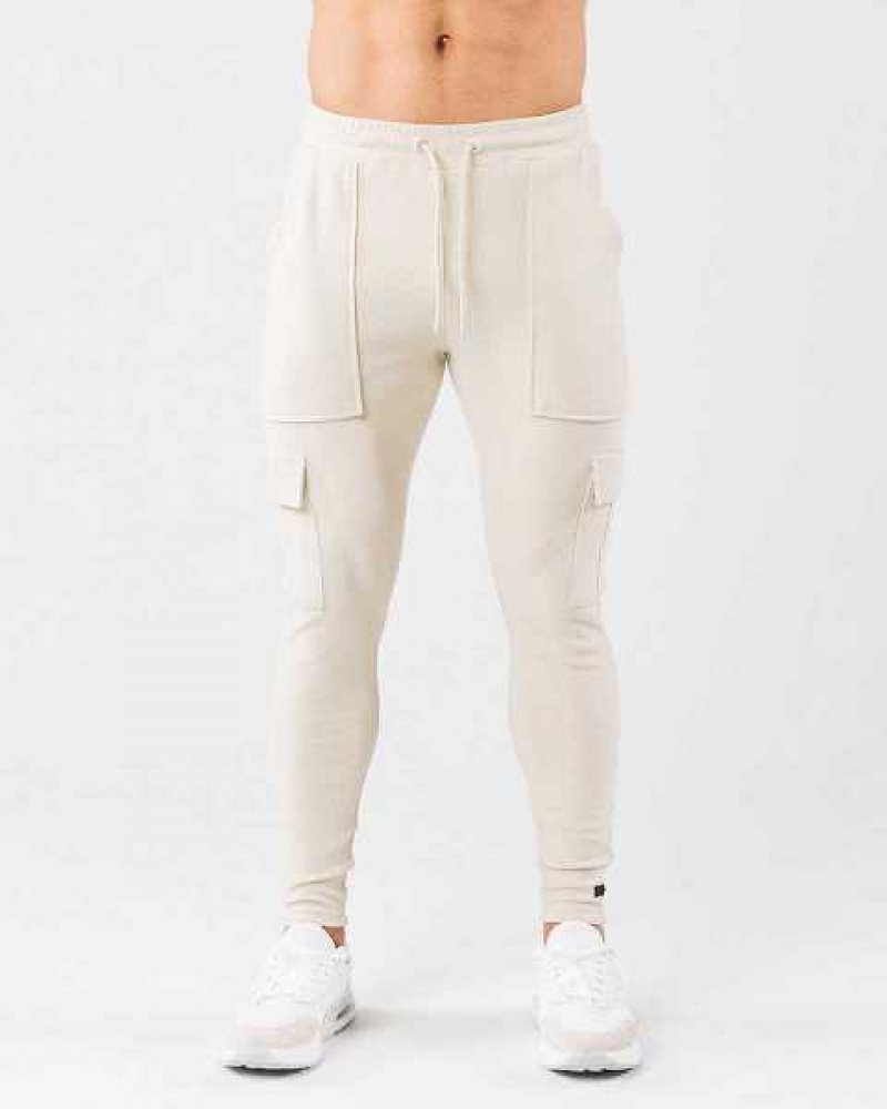 Pánské Kalhoty Jogger Alphalete Identity Cargo Hnědé | CZ-216835