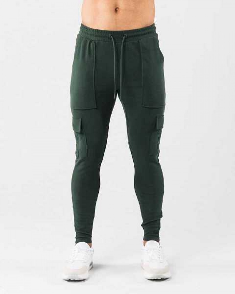 Pánské Kalhoty Jogger Alphalete Identity Cargo Zelene | CZ-946081
