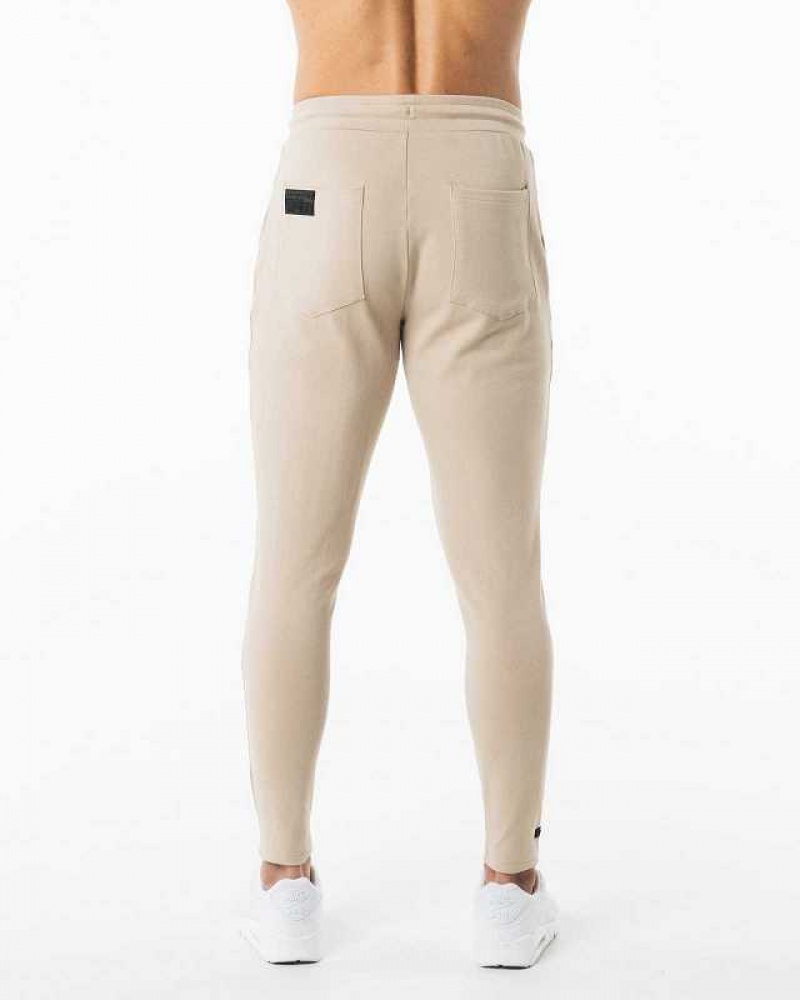Pánské Kalhoty Jogger Alphalete Identity Hnědé | CZ-647153