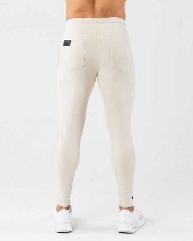 Pánské Kalhoty Jogger Alphalete Identity Hnědé | CZ-574306