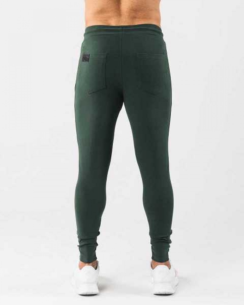 Pánské Kalhoty Jogger Alphalete Identity Zelene | CZ-768129