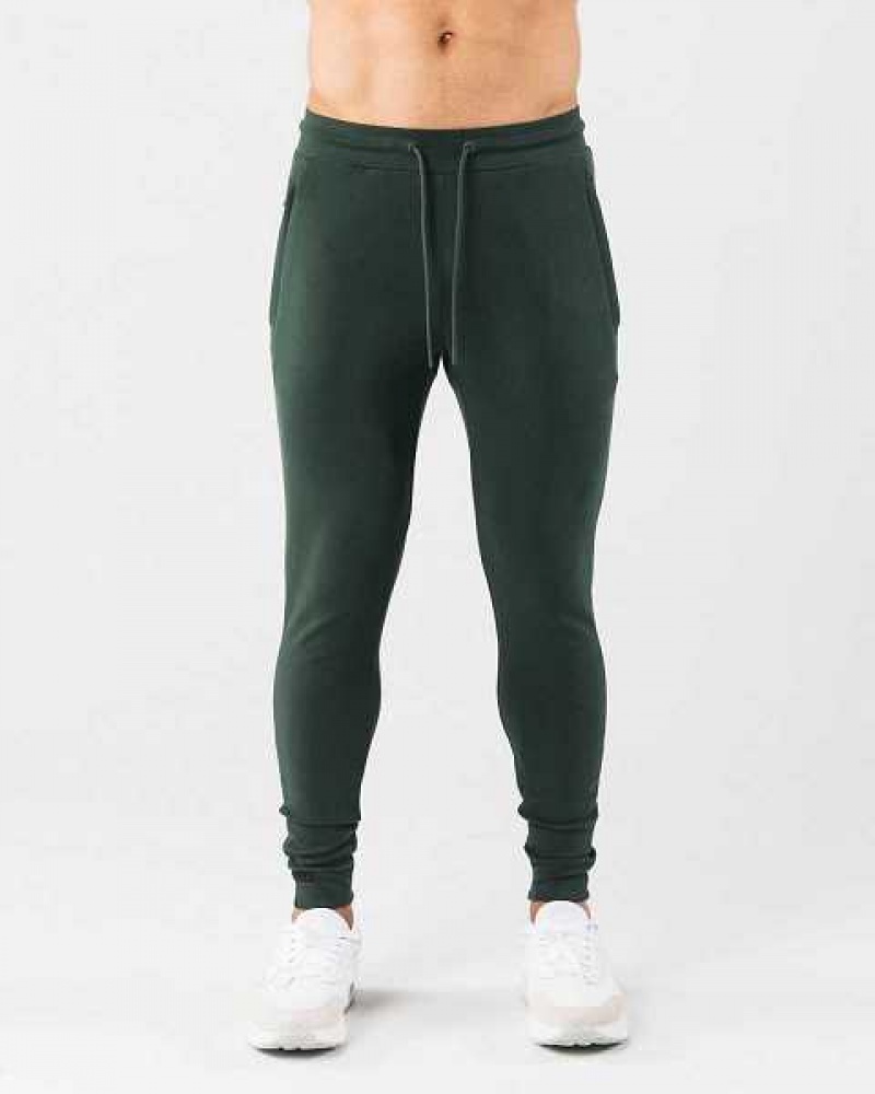 Pánské Kalhoty Jogger Alphalete Identity Zelene | CZ-768129