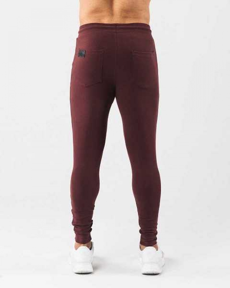 Pánské Kalhoty Jogger Alphalete Identity Červené | CZ-179635
