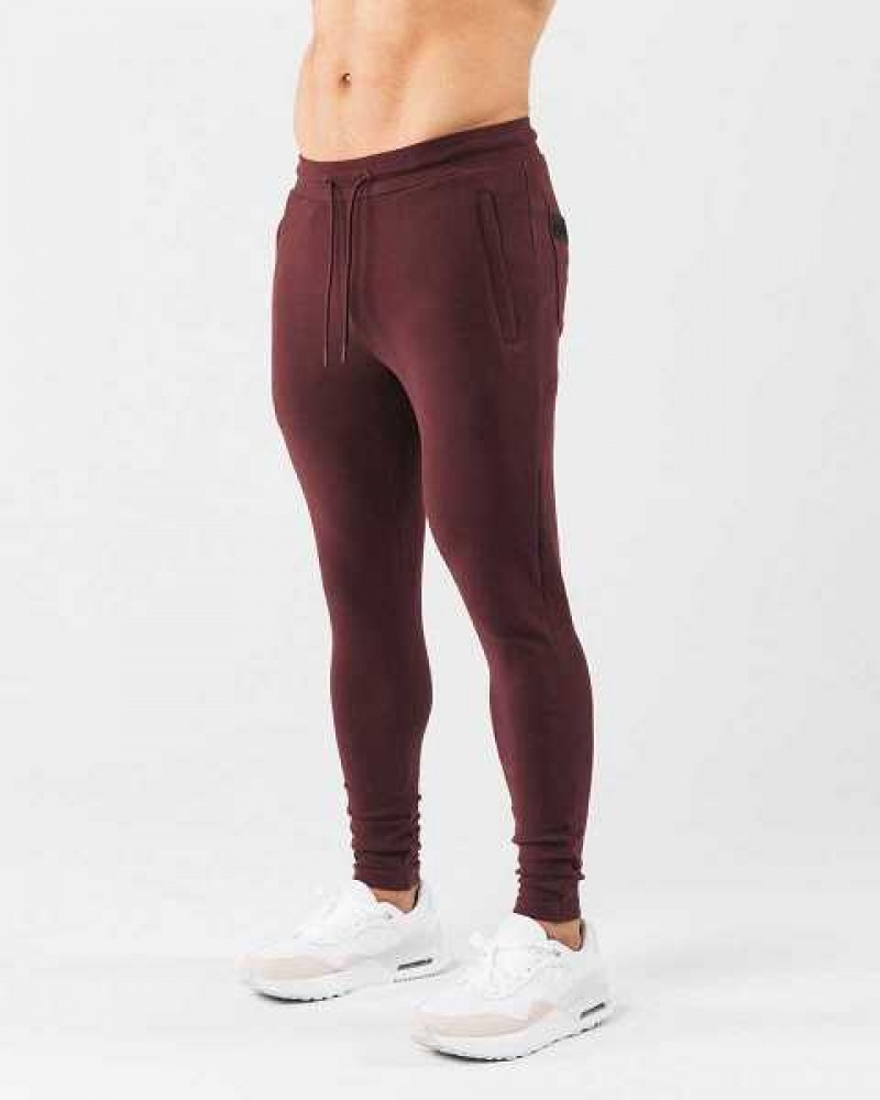 Pánské Kalhoty Jogger Alphalete Identity Červené | CZ-179635