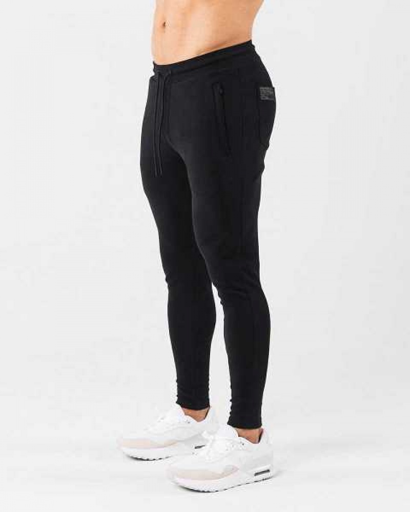 Pánské Kalhoty Jogger Alphalete Identity Černé | CZ-827943