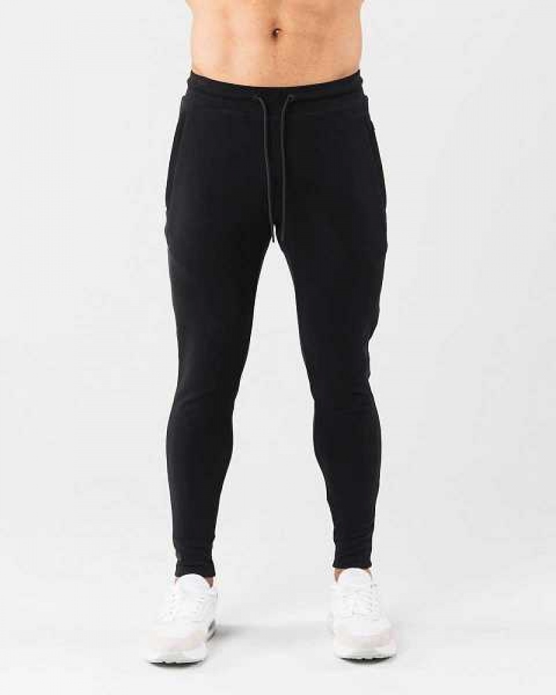 Pánské Kalhoty Jogger Alphalete Identity Černé | CZ-827943