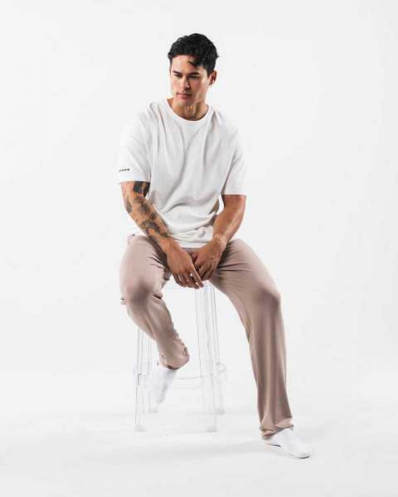 Pánské Kalhoty Jogger Alphalete Lounge Hnědé | CZ-945107