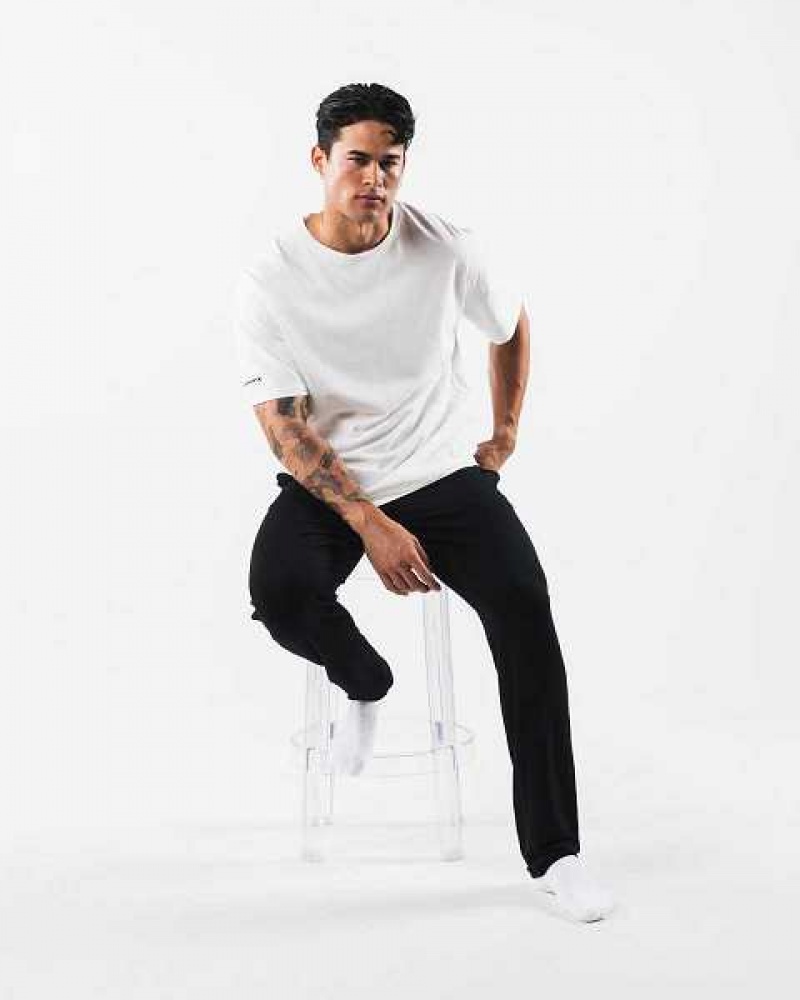 Pánské Kalhoty Jogger Alphalete Lounge Černé | CZ-710249