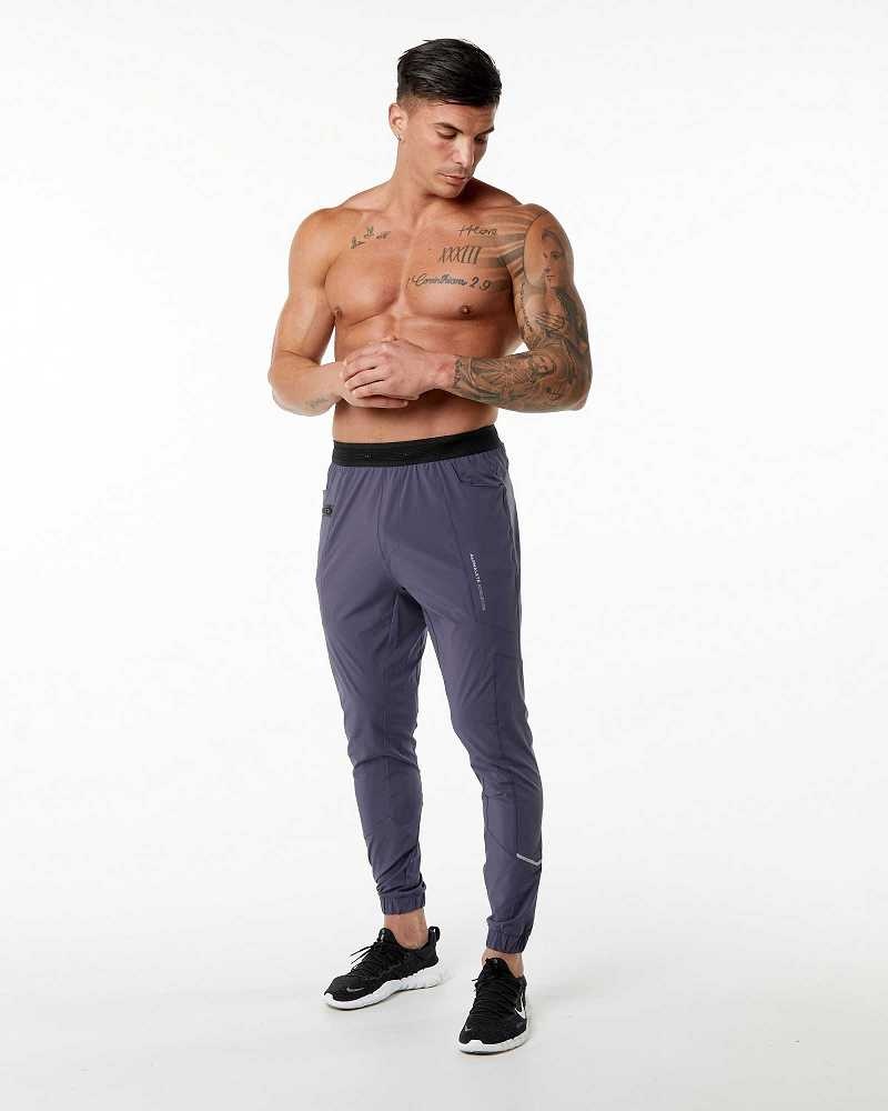 Pánské Kalhoty Jogger Alphalete Studio Fialové | CZ-951072