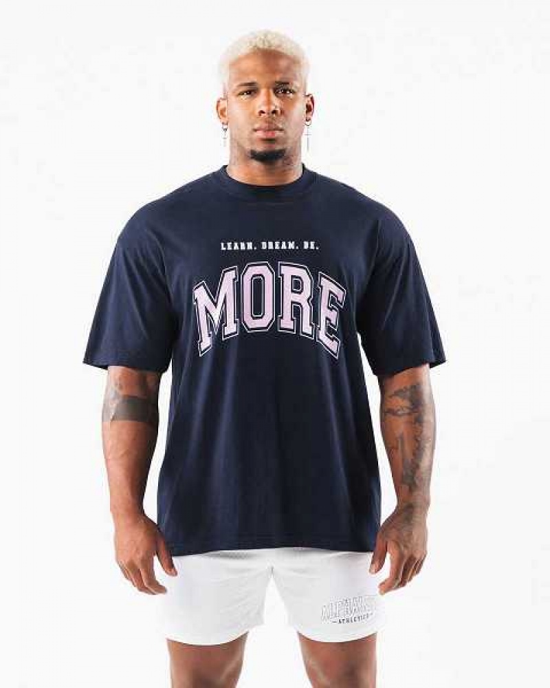 Pánské Košile S Krátkým Rukávem Alphalete LDB More Blankyt | CZ-541723