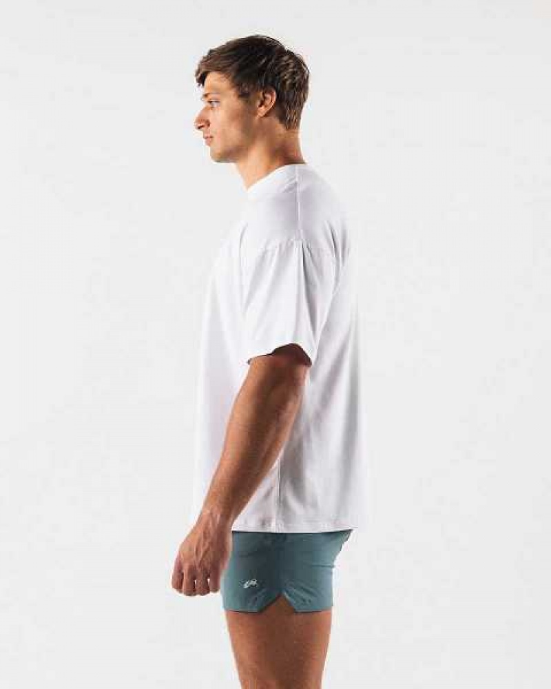 Pánské Košile S Krátkým Rukávem Alphalete Wolf Head Paisley Print Bílé | CZ-716895