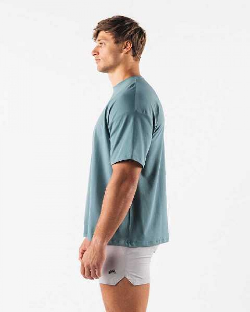 Pánské Košile S Krátkým Rukávem Alphalete Wolf Head Paisley Print Blankyt | CZ-648935