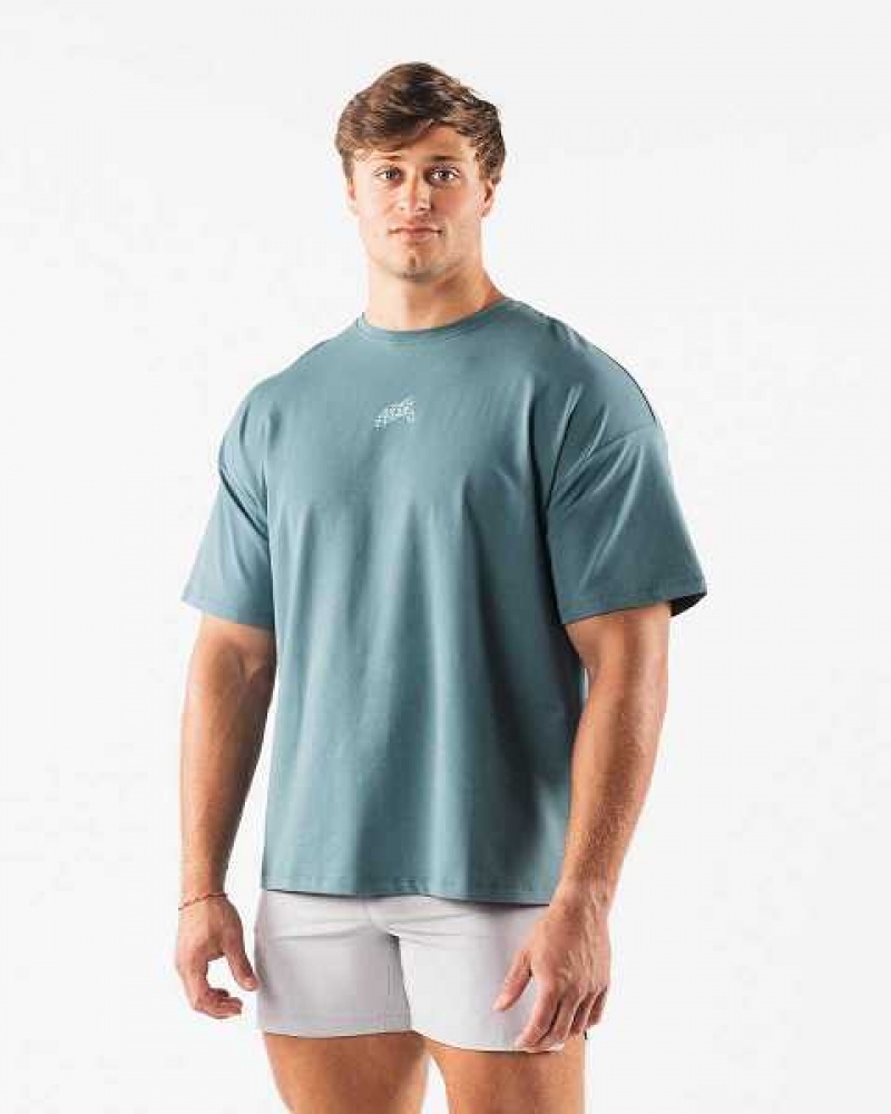 Pánské Košile S Krátkým Rukávem Alphalete Wolf Head Paisley Print Blankyt | CZ-648935