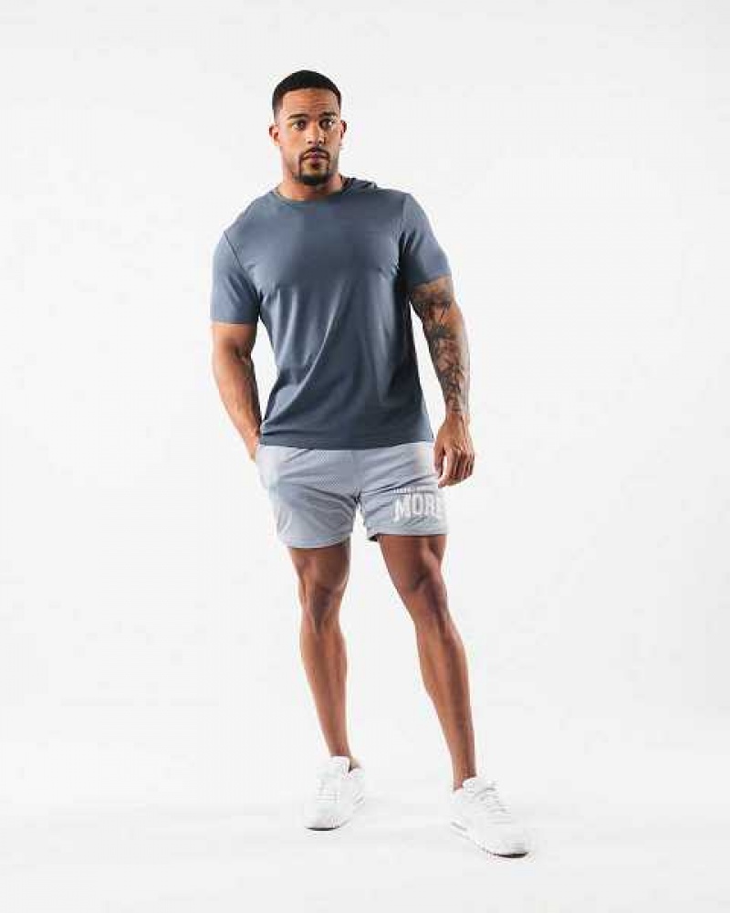 Pánské Kraťasy Alphalete LDB More Mesh 6” Blankyt | CZ-729836