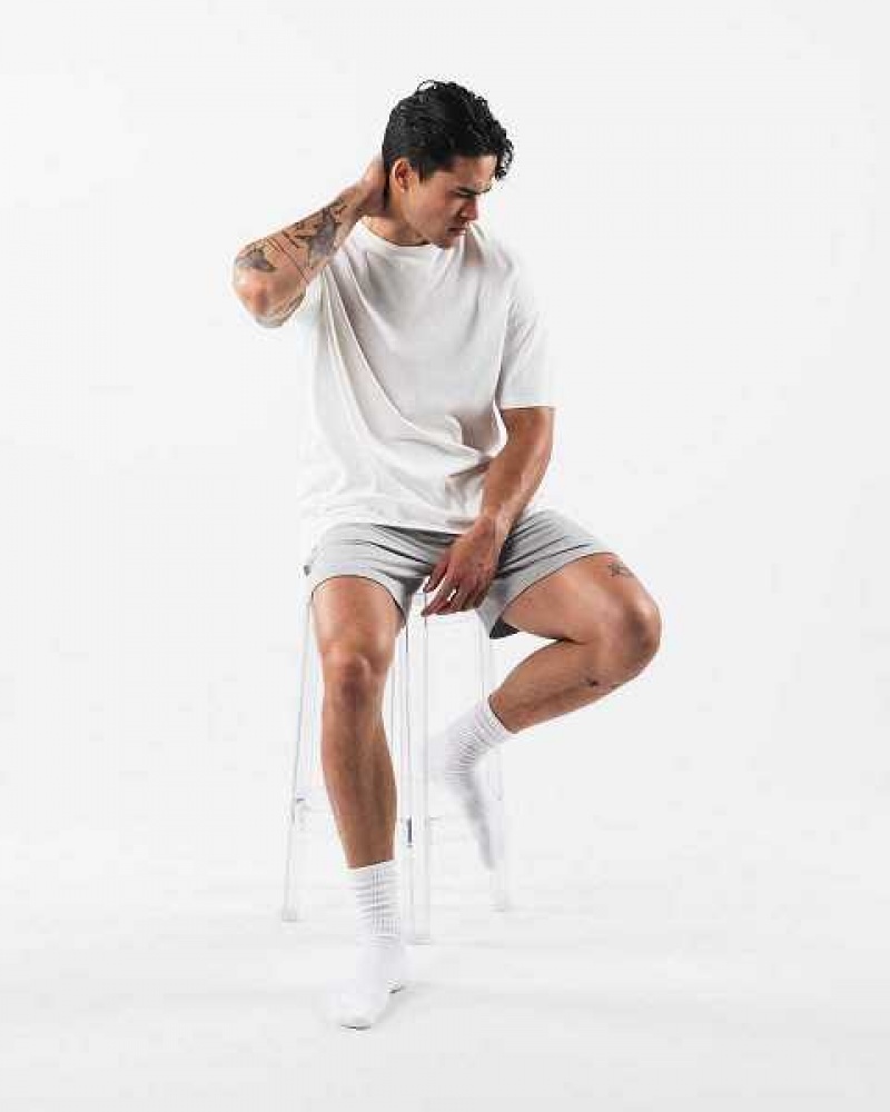 Pánské Kraťasy Alphalete Lounge Šedé | CZ-786924