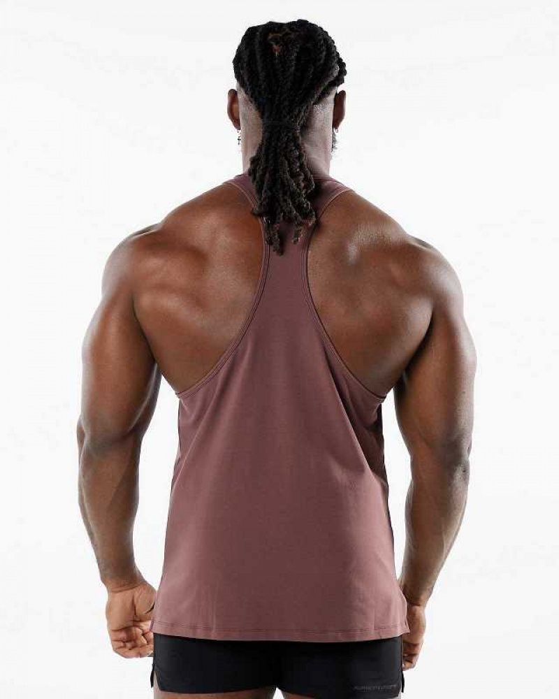 Pánské Tílko Alphalete Dynasty Stringer Fialové | CZ-830269