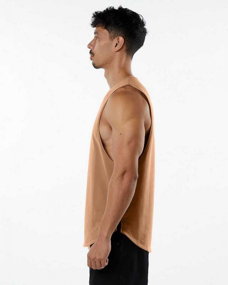 Pánské Tílko Alphalete Dynasty Žluté | CZ-217639