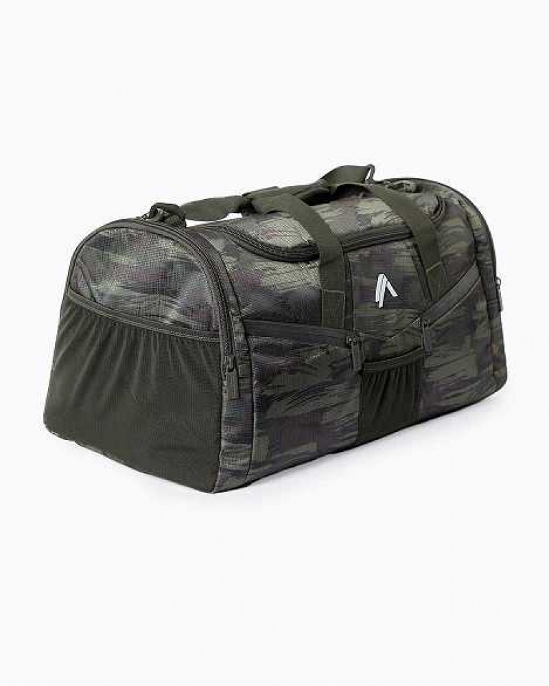 Unisex Duffel Taška Alphalete Essential Zelene | CZ-962174