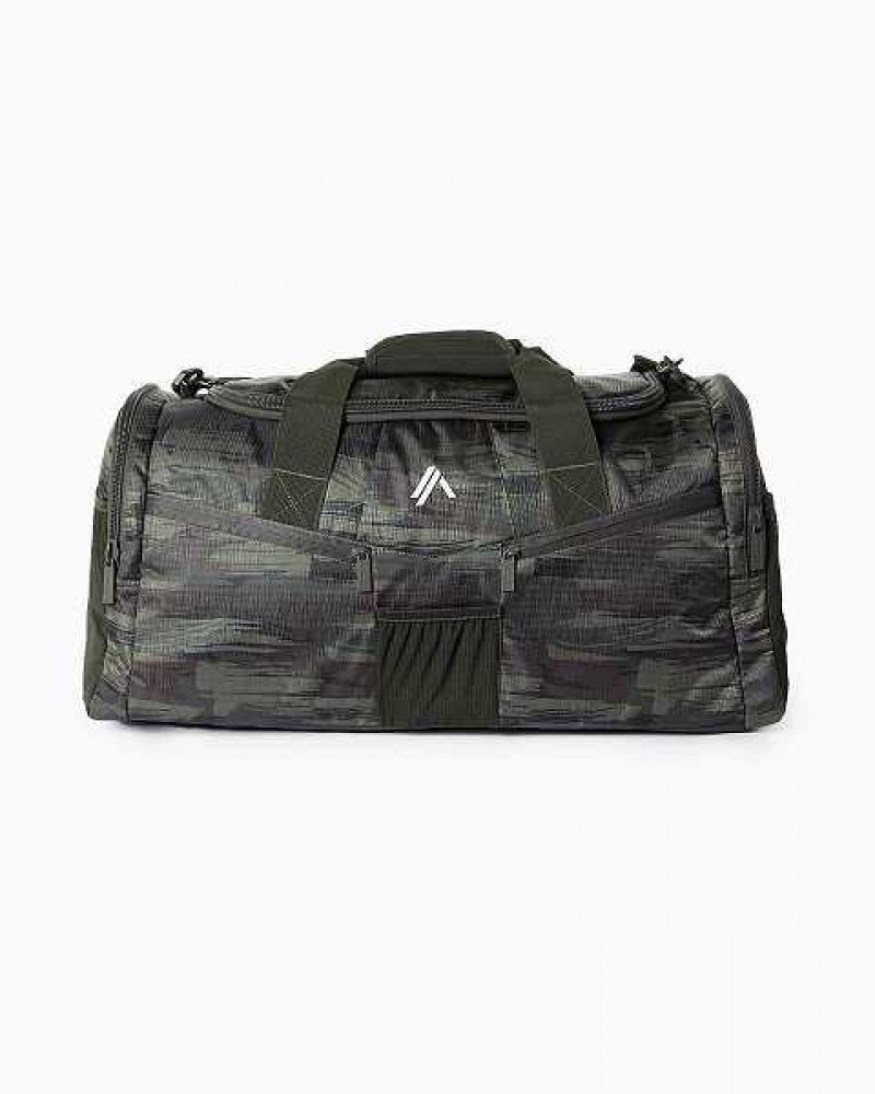Unisex Duffel Taška Alphalete Essential Zelene | CZ-962174