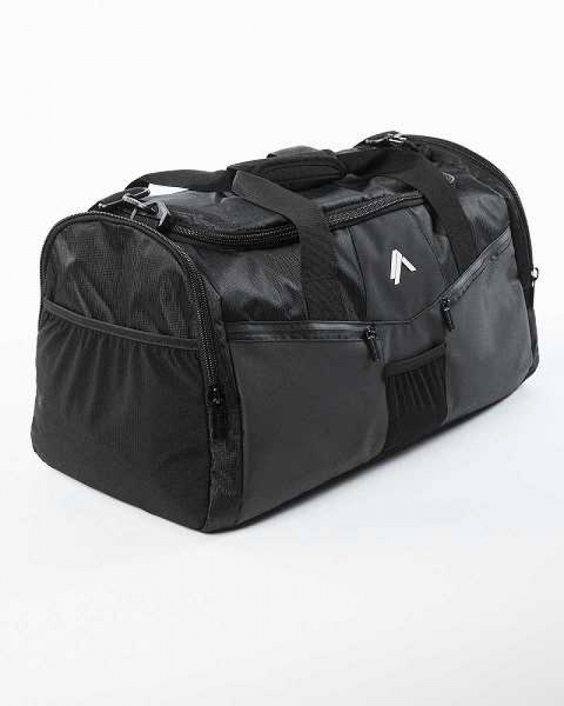 Unisex Duffel Taška Alphalete Essential Černé | CZ-419803