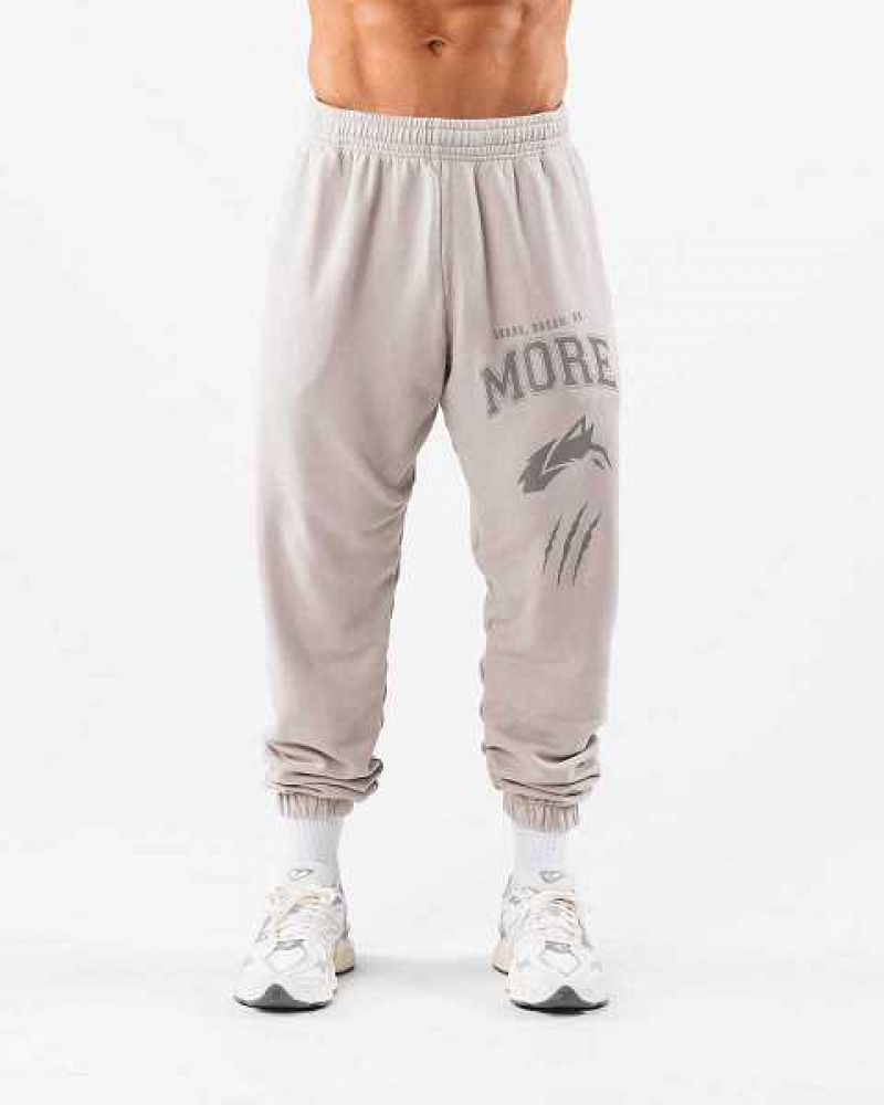 Unisex Kalhoty Jogger Alphalete Earth Dye Grafická Šedé | CZ-102478