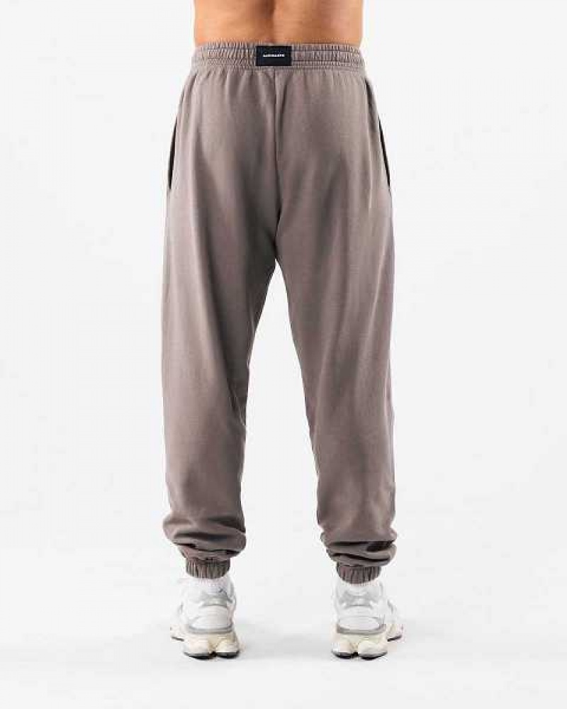 Unisex Kalhoty Jogger Alphalete Earth Dye Grafická Šedé | CZ-387926