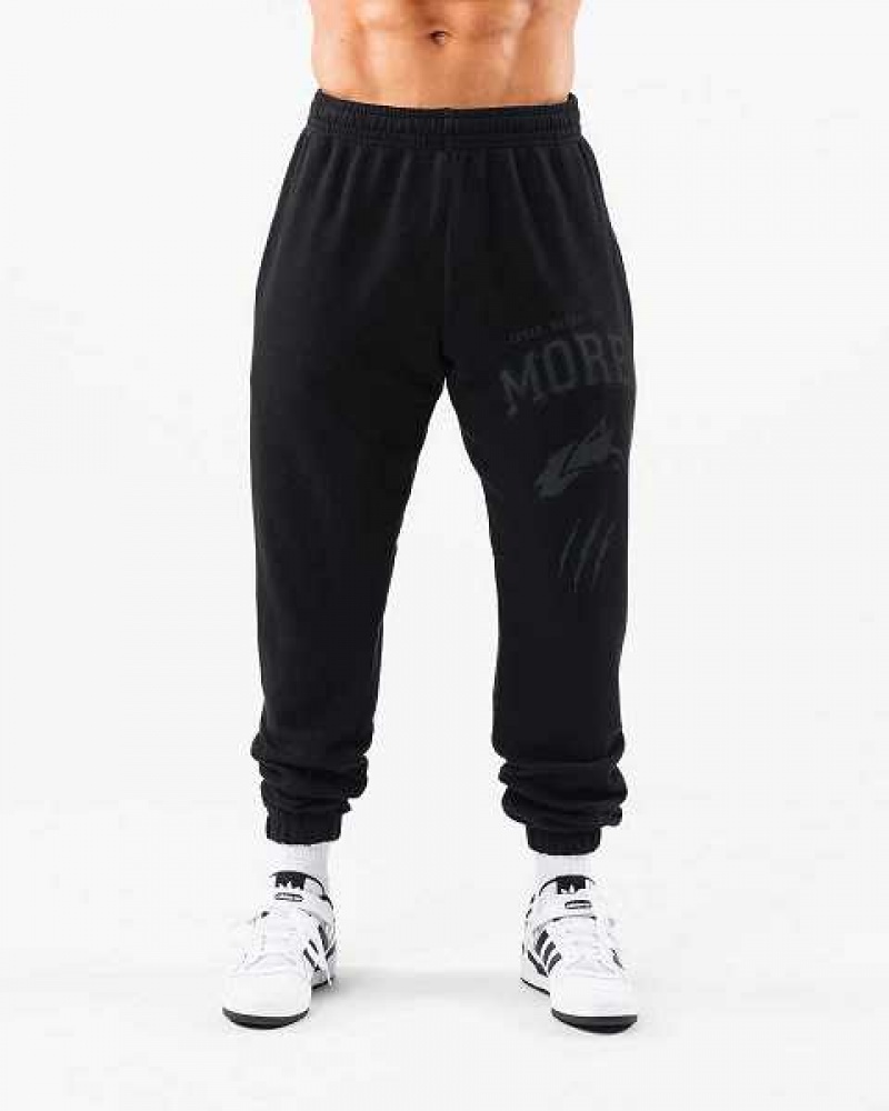Unisex Kalhoty Jogger Alphalete Earth Dye Grafická Černé | CZ-342506