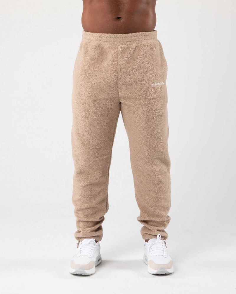 Unisex Kalhoty Jogger Alphalete King Hnědé | CZ-346879