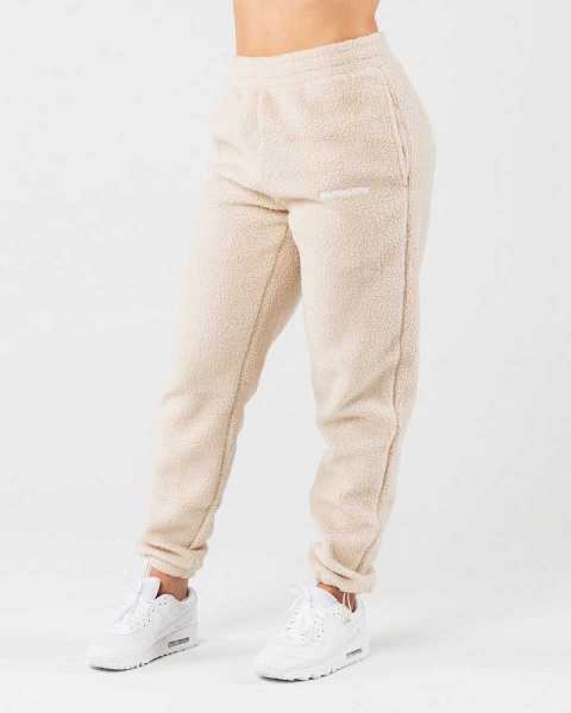 Unisex Kalhoty Jogger Alphalete King Hnědé | CZ-086134