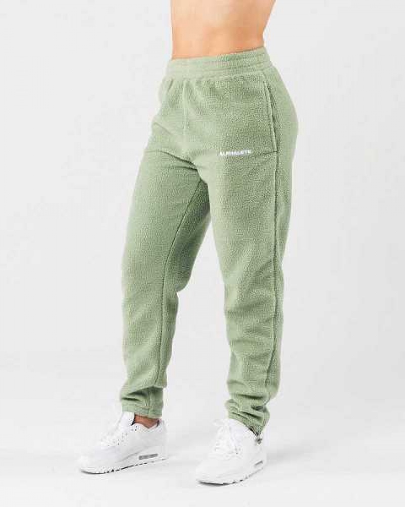 Unisex Kalhoty Jogger Alphalete King Zelene | CZ-635017
