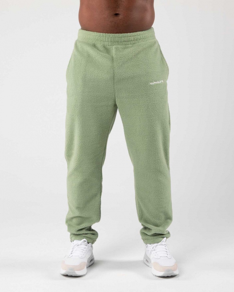 Unisex Kalhoty Jogger Alphalete King Zelene | CZ-635017