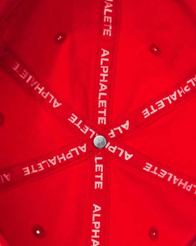 Unisex Klobouk Alphalete Claw Červené Bílé Žluté | CZ-495123