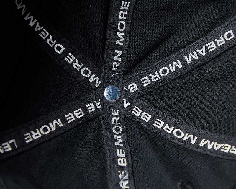 Unisex Klobouk Alphalete Core Dad Černé | CZ-539174