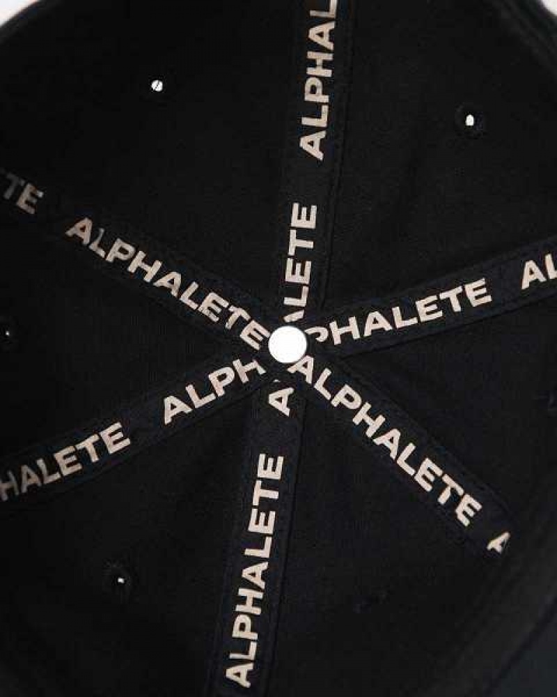 Unisex Čepice Alphalete Collegiate Vintage Černé | CZ-264859
