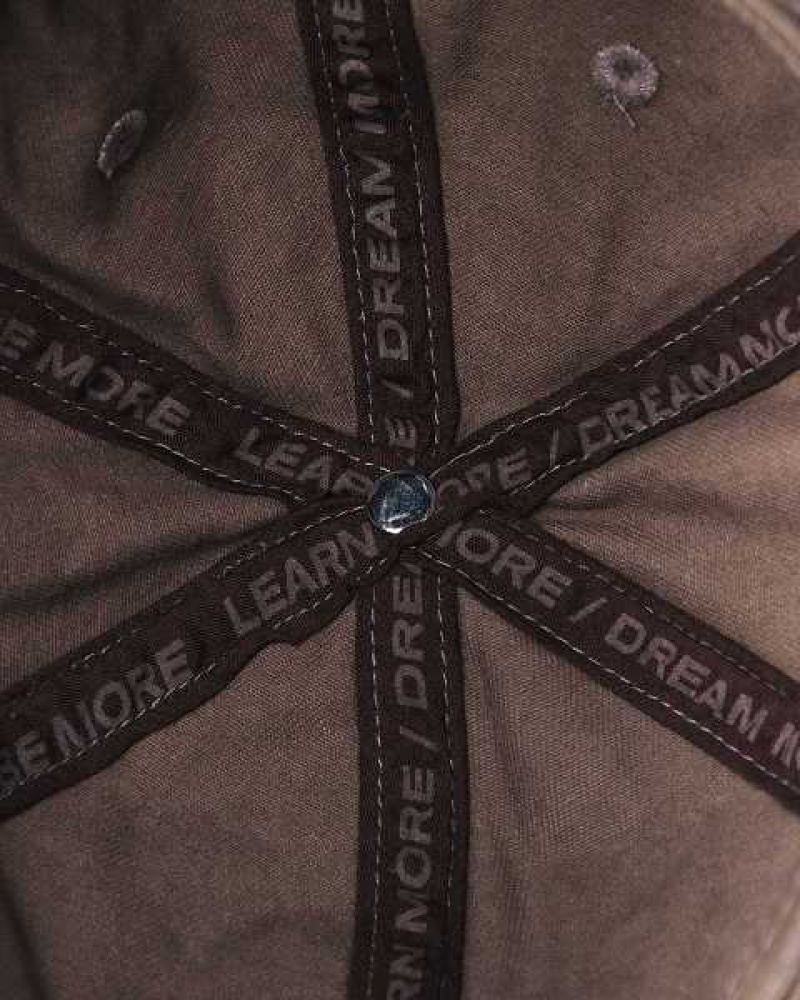 Unisex Čepice Alphalete Stencil Vintage Hnědé | CZ-643720