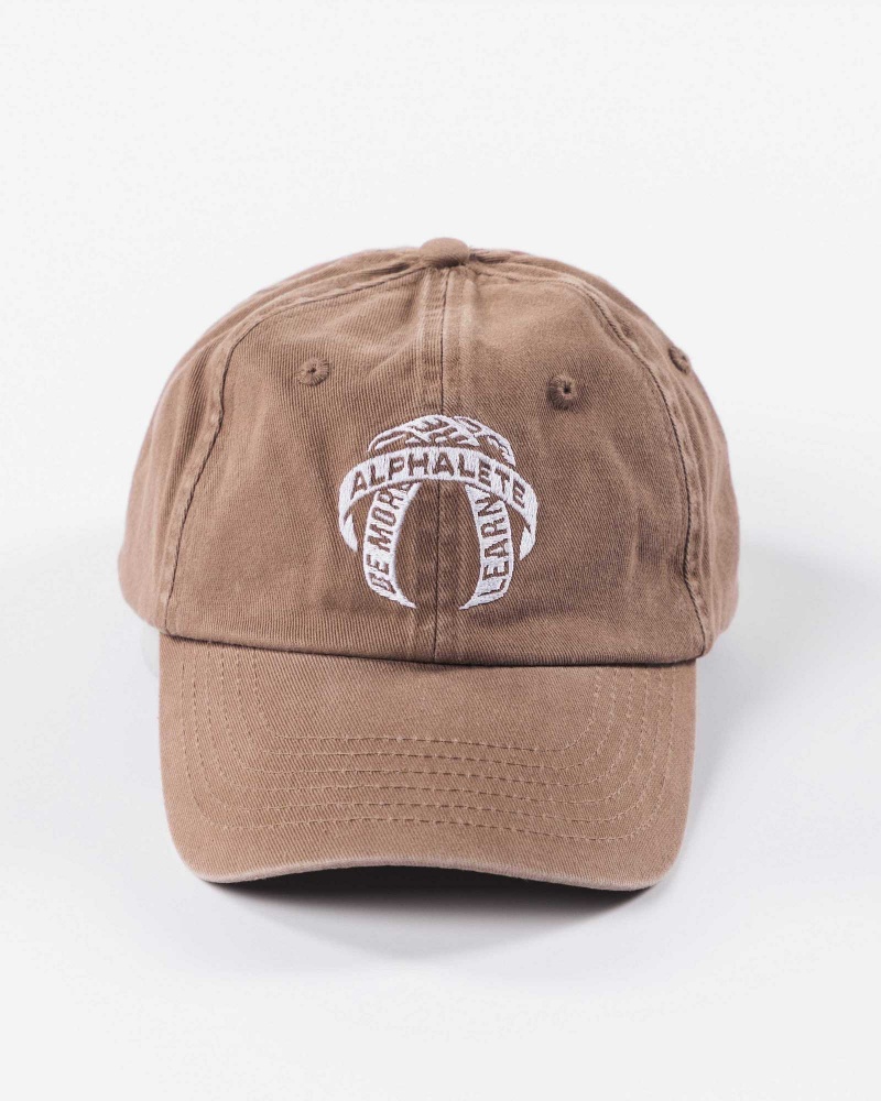 Unisex Čepice Alphalete Universal Vintage Hnědé | CZ-239458
